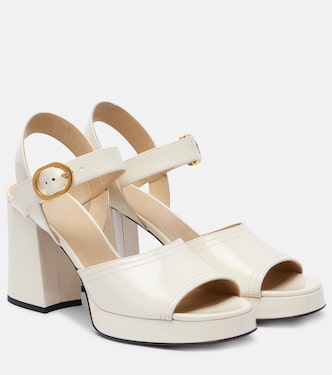 Fawcette 100 leather platform sandals | Valentino Garavani