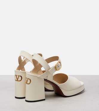 Plateausandalen Fawcette 100 aus Leder | Valentino Garavani
