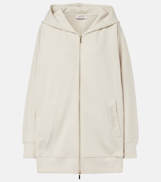 Verbano cotton jersey zip-up sweater  | 'S Max Mara