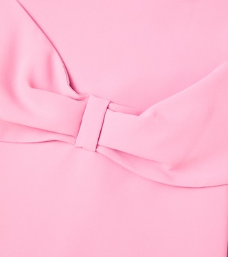 Bow-detail crêpe dress | Patachou