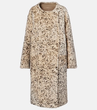 Cappotto in shearling con stampa | Toteme
