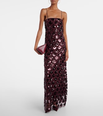 Embellished mesh cocktail dress | Rotate
