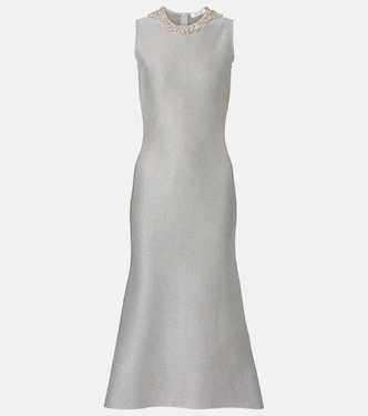 Verziertes Cocktailkleid aus Lamé | McQueen