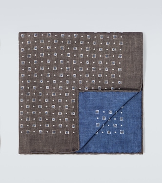 Pochette de costume en soie | Brunello Cucinelli