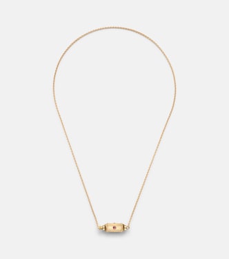 Collier Coco Micro en or 18 ct et rubis | Marie Lichtenberg