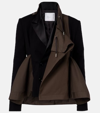 Paneled blouson jacket | Sacai