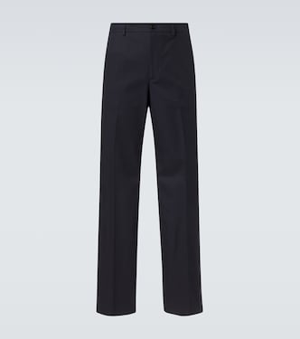 Cotton twill straight pants | Gucci