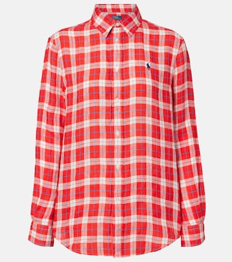 Plaid linen shirt | Polo Ralph Lauren