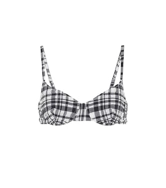 Kariertes Bikini-Oberteil The Ginger | Solid & Striped