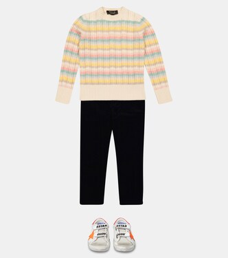 Vence striped cashmere sweater | Loro Piana Kids