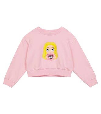 x Chiara Ferragni sudadera Mascotte de algodón elástico | Monnalisa