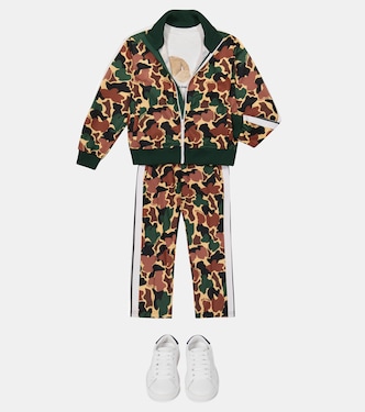 Printed jersey track jacket | Palm Angels Kids