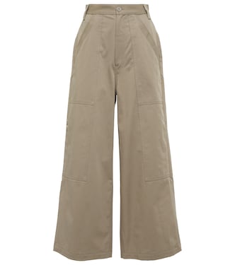 Jeans a gamba larga e vita alta | MM6 Maison Margiela