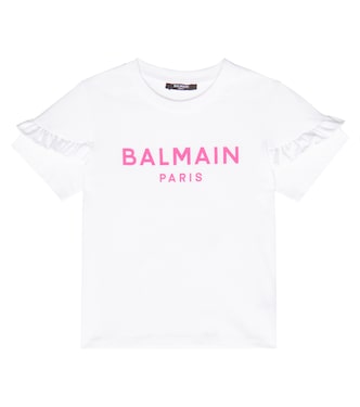 T-Shirt aus Baumwolle | Balmain Kids