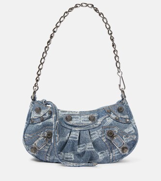 Sac Le Cagole Mini en jean | Balenciaga