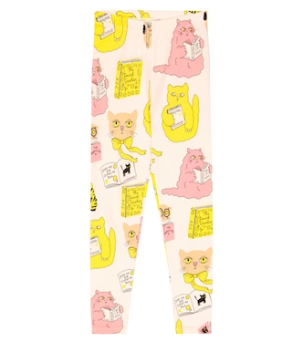 Printed cotton leggings | Mini Rodini