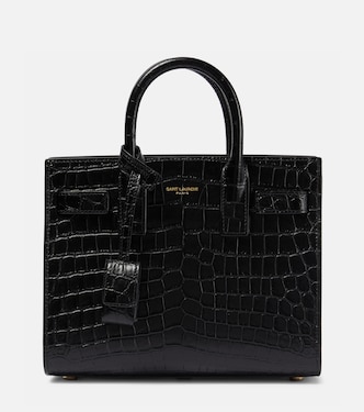Borsa Sac De Jour Nano in pelle con stampa | Saint Laurent