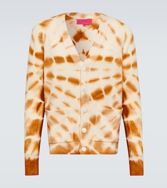 Cárdigan de lino y algodón tie-dye | The Elder Statesman