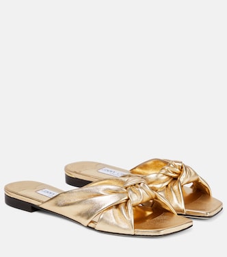 Sandali Avenue in pelle metallizzata | Jimmy Choo