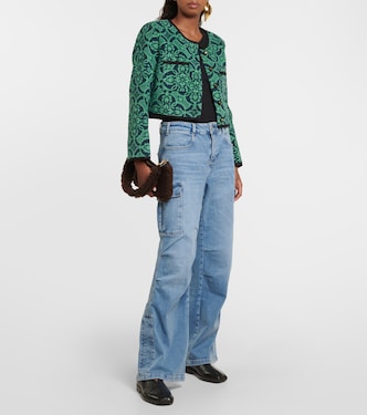 Jean cargo ample à taille haute | AG Jeans