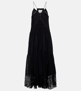 Abito lungo Sabba in cotone con ricamo | Marant Etoile