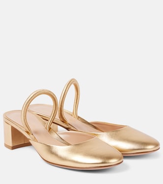 Mules Tivoli 45 in pelle metallizzata | Gianvito Rossi