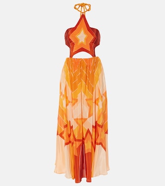 Abito midi Gradient Stripes con cut-out | Farm Rio