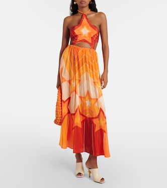 Abito midi Gradient Stripes con cut-out | Farm Rio