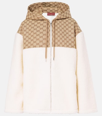 Jacke GG aus Canvas und Teddyfleece | Gucci