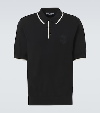 Polo en coton à logo | Dolce&Gabbana