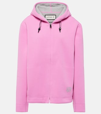 x On sudadera con capucha de tejido técnico | Loewe