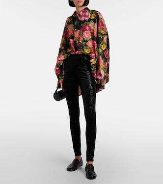 Legging en velours à paillettes | Junya Watanabe