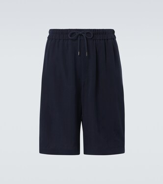 Gerade High-Rise Shorts | Giorgio Armani