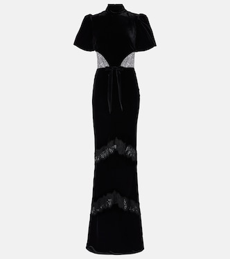 Abito lungo Ethel con tulle | Rebecca Vallance