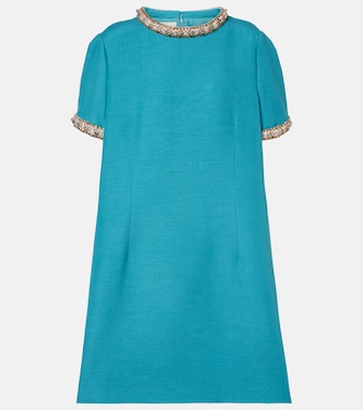 Verziertes Minikleid aus Crepe Couture | Valentino