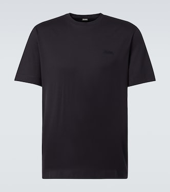 Logo cotton jersey T-shirt | Zegna