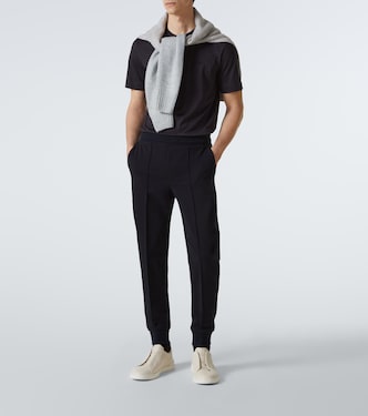 Camiseta de jersey de algodón con logo | Zegna