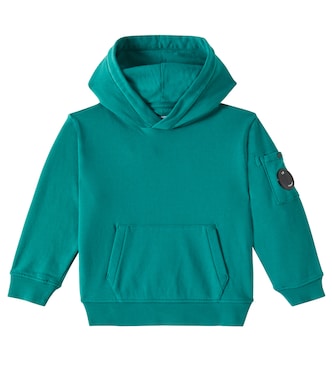 Lens cotton jersey hoodie | C.P. Company Kids