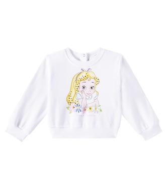 Baby printed cotton-blend sweater | Monnalisa