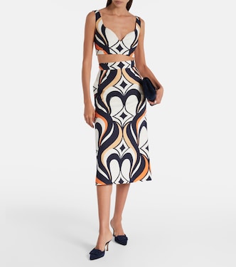 Baia Jive cotton midi skirt | La DoubleJ