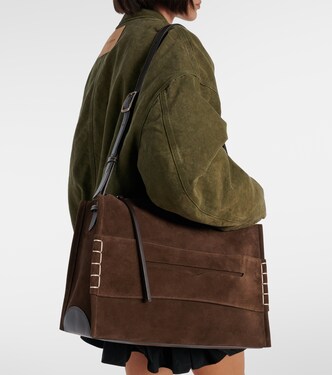 Bolso al hombro Loafer de ante | JW Anderson