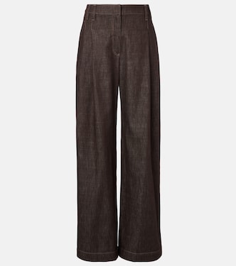 Mid-rise wide-leg jeans | Brunello Cucinelli