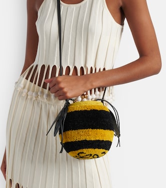 Paula's Ibiza - Borsa a tracolla Bee in rafia | Loewe
