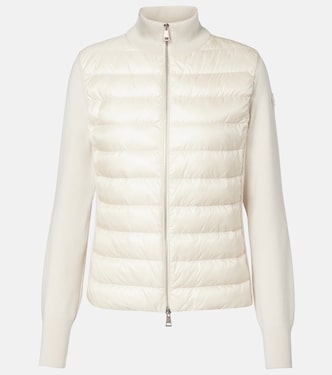 Cardigan aus Schurwolle mit Daunen | Moncler
