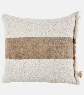 Coussin Cimide en alpaga et soie mélangés | The House of Lyria