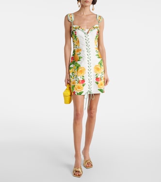 Robe en lin mélangé à fleurs | Farm Rio