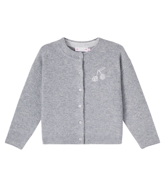 Judicael embroidered cashmere cardigan | Bonpoint