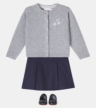 Bestickter Cardigan Judicael aus Kaschmir | Bonpoint