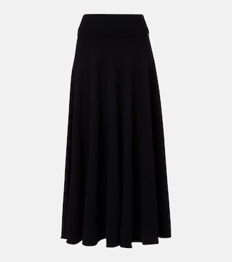 N°313 Twirl cashmere-blend maxi skirt | Extreme Cashmere