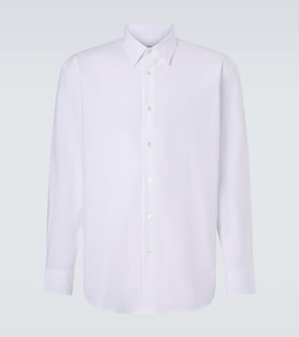 Cassandre cotton-blend poplin shirt | Saint Laurent